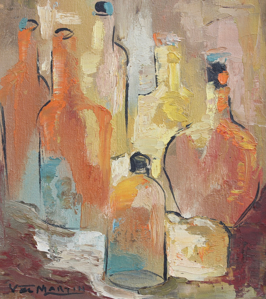 'Bottled Memories' by Val Martin, French School (circa 1960s)