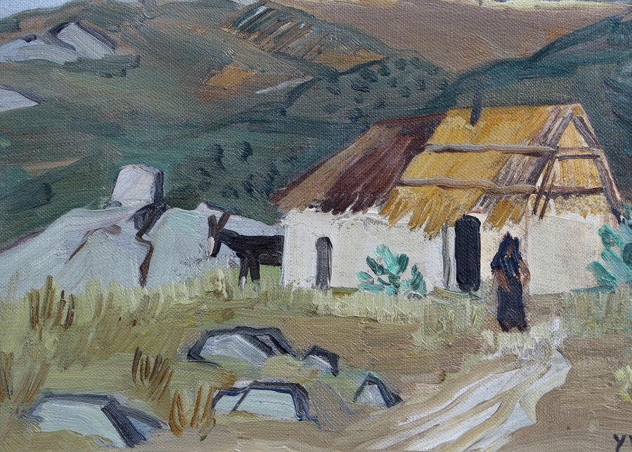 'Sicilian Farmhouse' by Yves Brayer (circa 1950s)