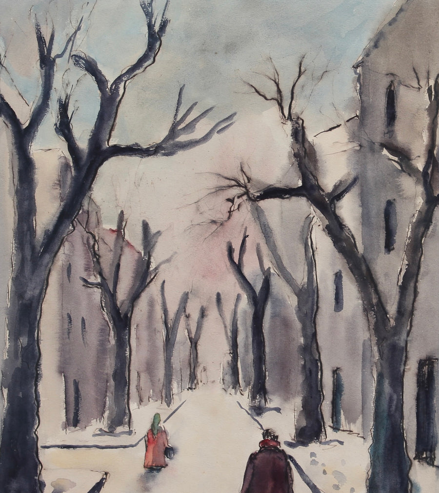 'Provencal Plane Trees in Winter' by Max Escalon de Fonton (1946)