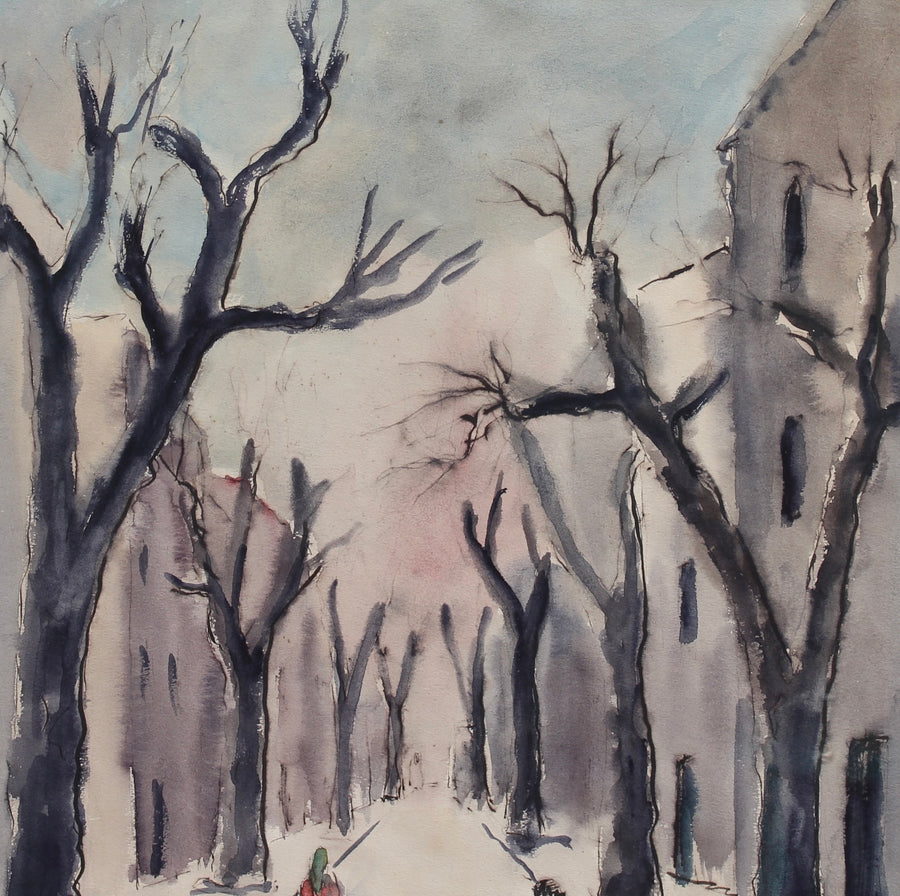 'Provencal Plane Trees in Winter' by Max Escalon de Fonton (1946)