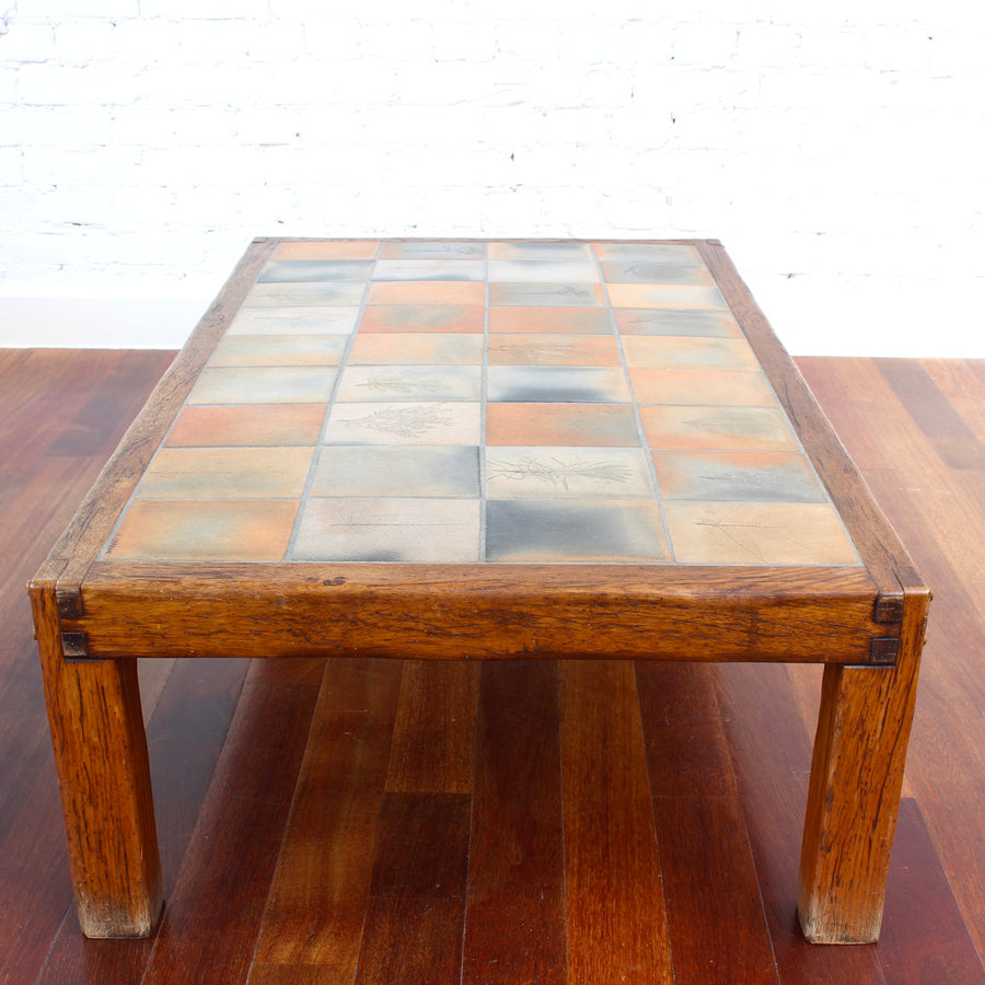 Vintage French Coffee Table by Roger Capron (circa 1970s)