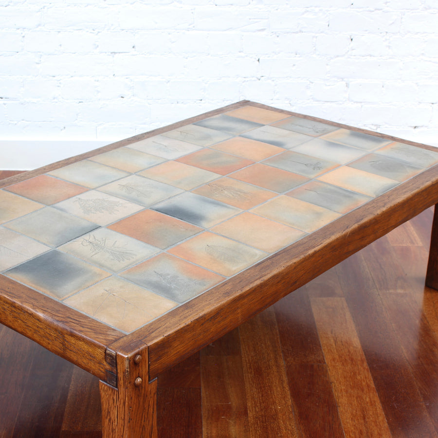 Vintage French Coffee Table by Roger Capron (circa 1970s)