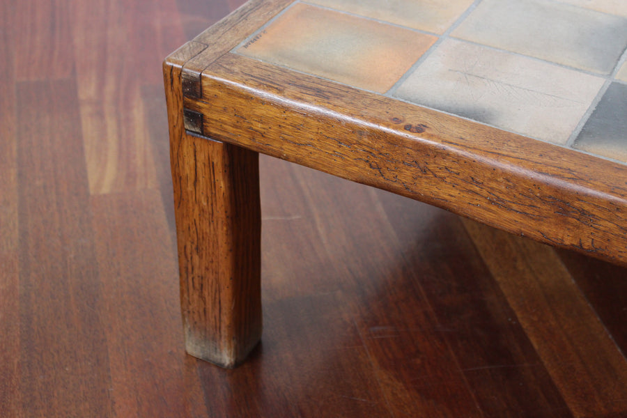 Vintage French Coffee Table by Roger Capron (circa 1970s)