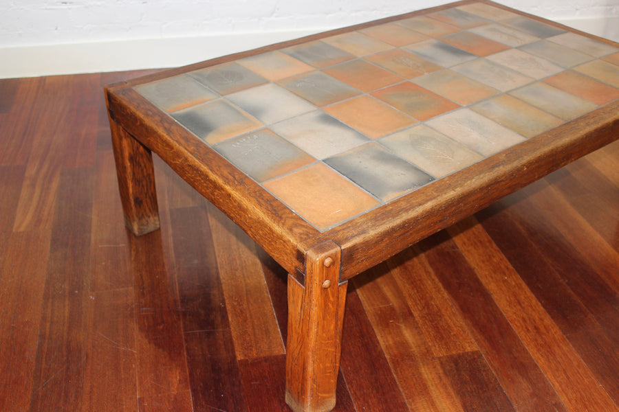 Vintage French Coffee Table by Roger Capron (circa 1970s)