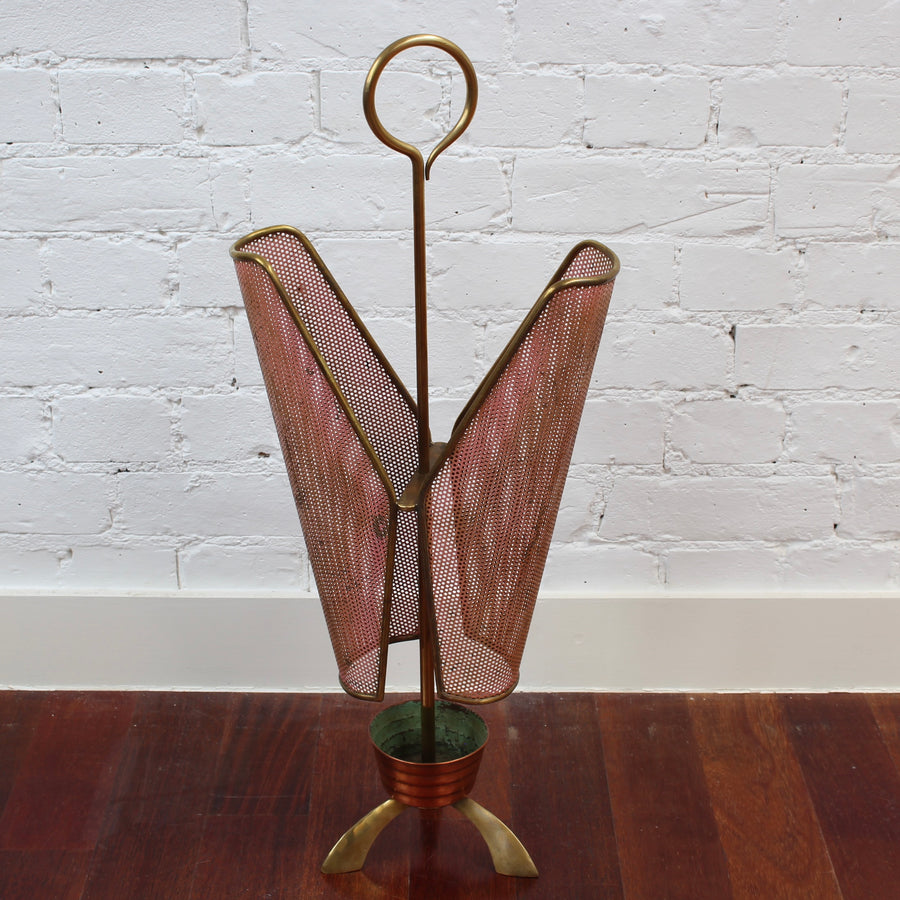 Mid-Century Italian Umbrella Stand by Cesare Lacca (circa 1950s)