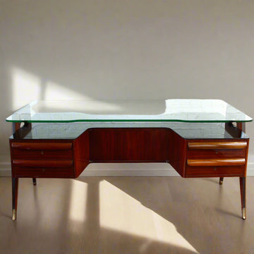 Italian Mid-Century Executive/Physician Desk by Vittorio Dassi (circa 1950s)