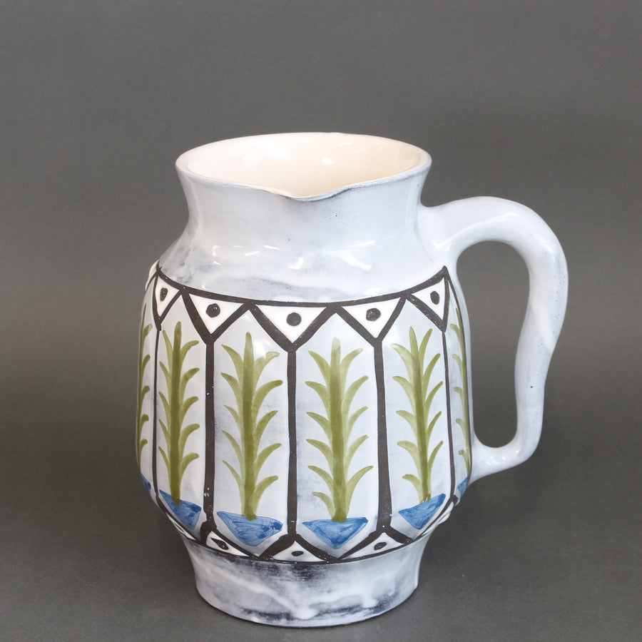 Vintage French Ceramic Pitcher by Roger Capron (circa 1950s)