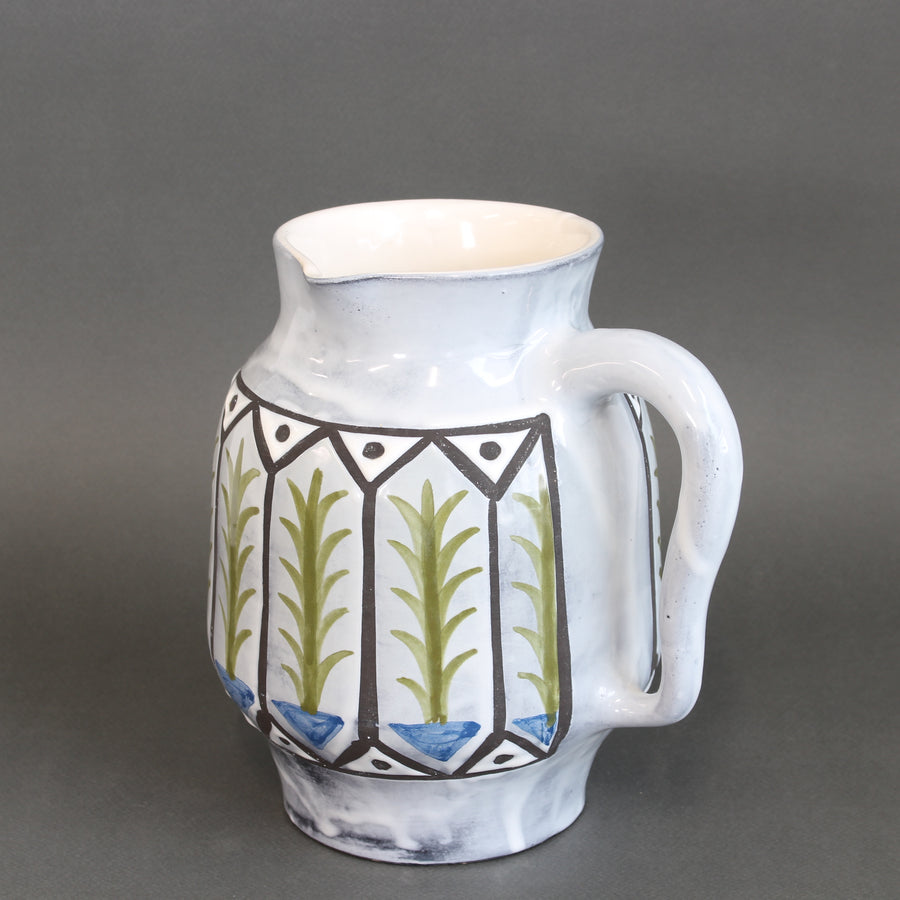 Vintage French Ceramic Pitcher by Roger Capron (circa 1950s)