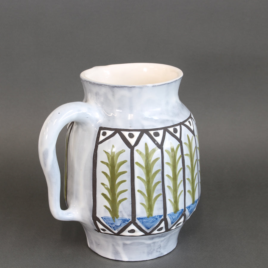 Vintage French Ceramic Pitcher by Roger Capron (circa 1950s)