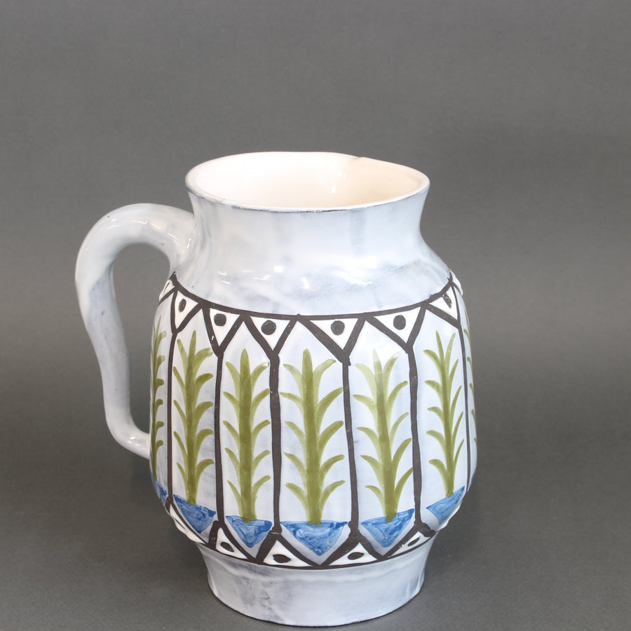 Vintage French Ceramic Pitcher by Roger Capron (circa 1950s)