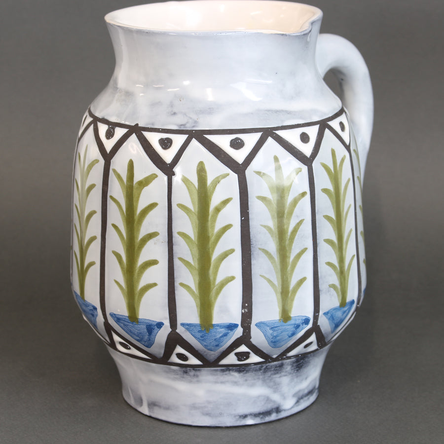 Vintage French Ceramic Pitcher by Roger Capron (circa 1950s)