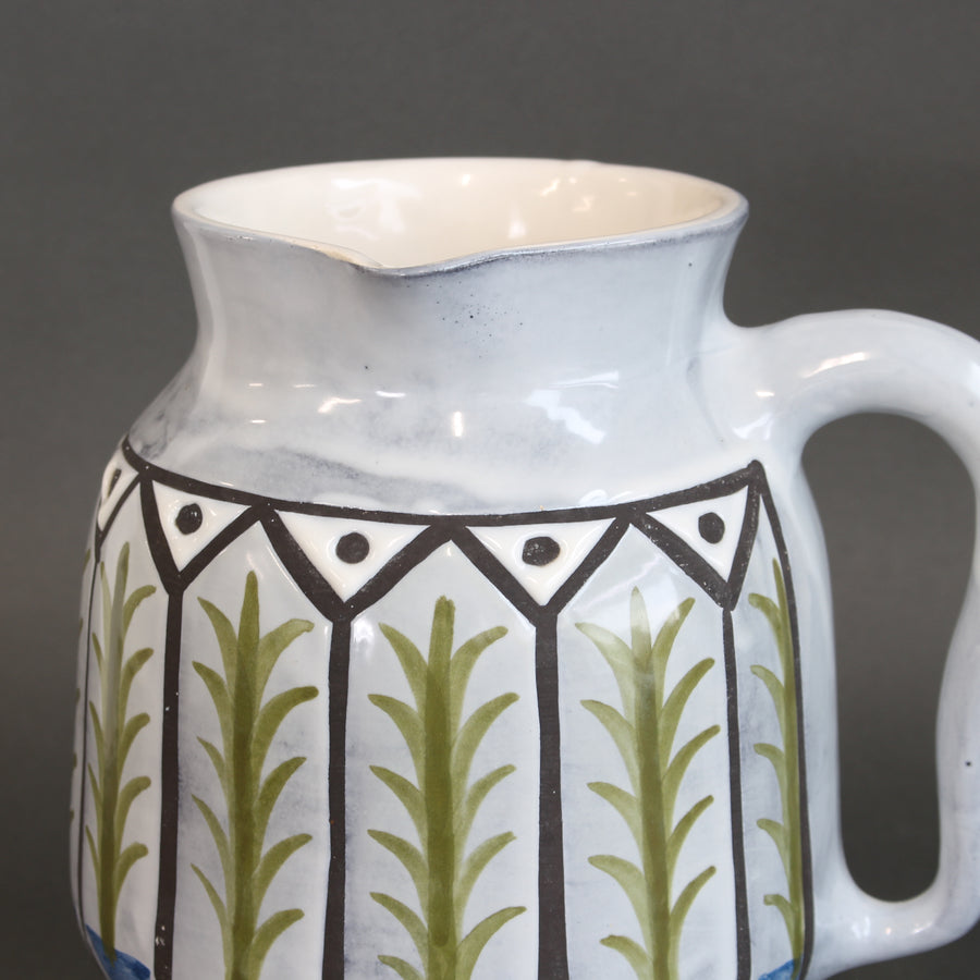 Vintage French Ceramic Pitcher by Roger Capron (circa 1950s)