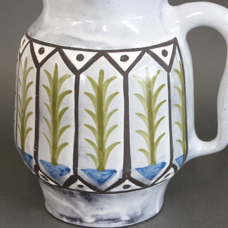 Vintage French Ceramic Pitcher by Roger Capron (circa 1950s)