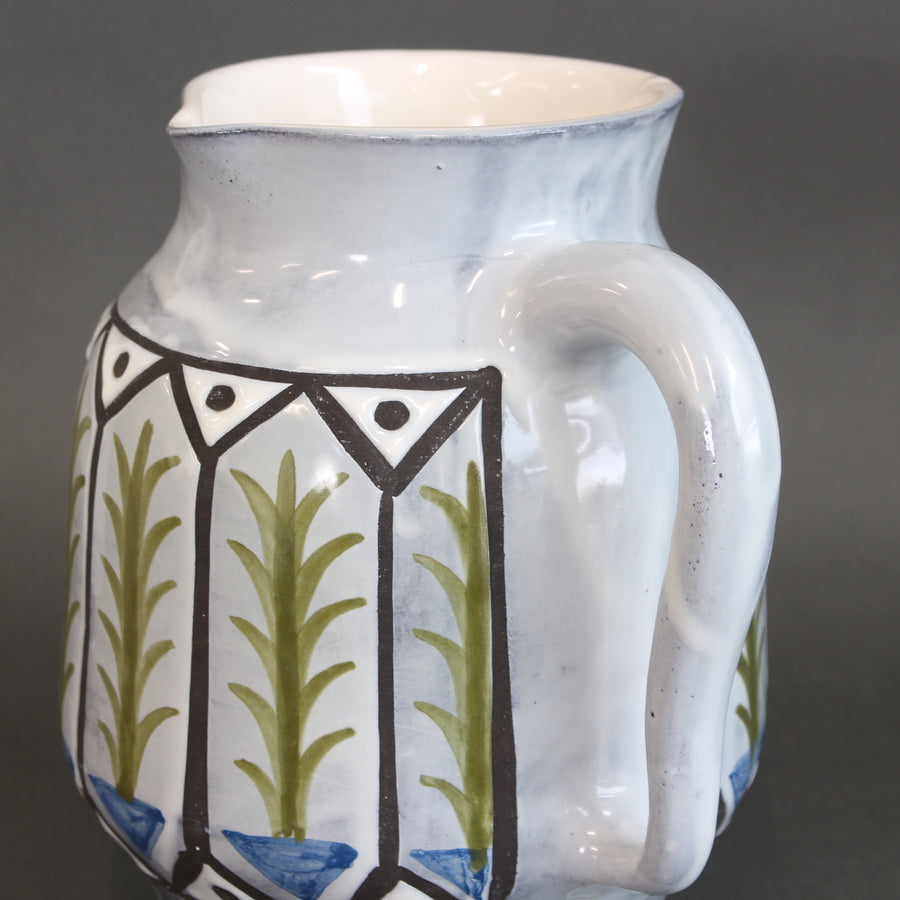 Vintage French Ceramic Pitcher by Roger Capron (circa 1950s)