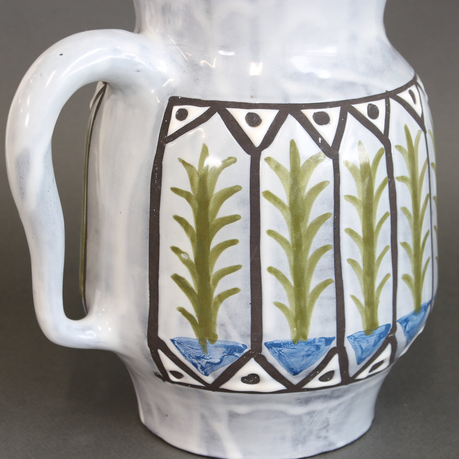 Vintage French Ceramic Pitcher by Roger Capron (circa 1950s)