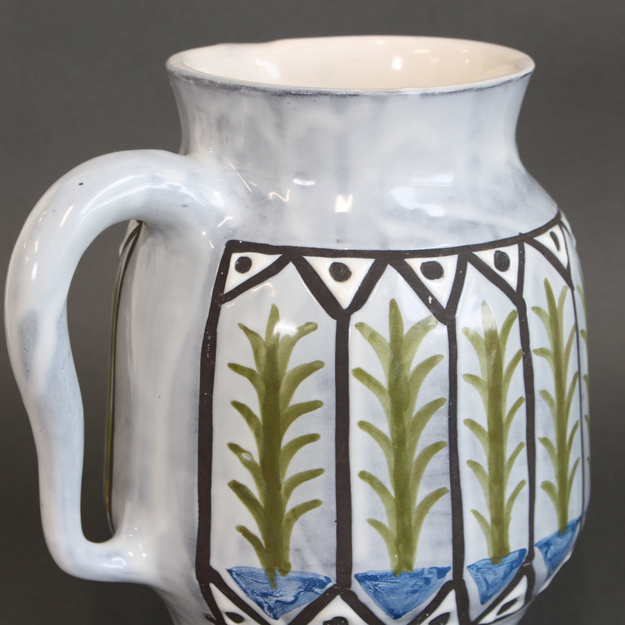 Vintage French Ceramic Pitcher by Roger Capron (circa 1950s)