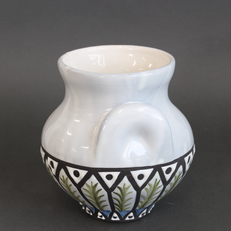 Vintage French Ceramic 'Eared' Vase (Vase à Oreilles) by Roger Capron (1950s)