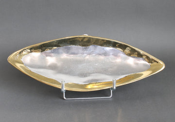 Brass and Aluminium Tray by David Marshall (circa 1990s)