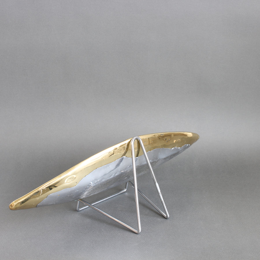 Brass and Aluminium Tray by David Marshall (circa 1990s)