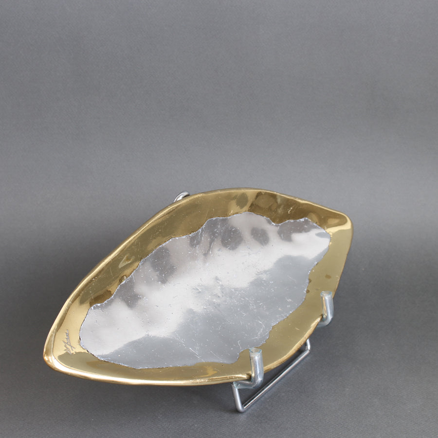 Brass and Aluminium Tray by David Marshall (circa 1990s)