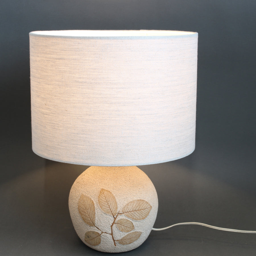 French Vintage Stoneware Table Lamp by Roger Capron (circa 1970s)