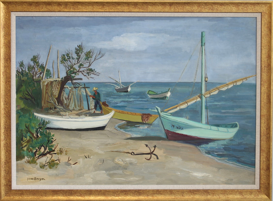 'The Mouth of the Little Rhone' by Yves Brayer (circa 1960s)