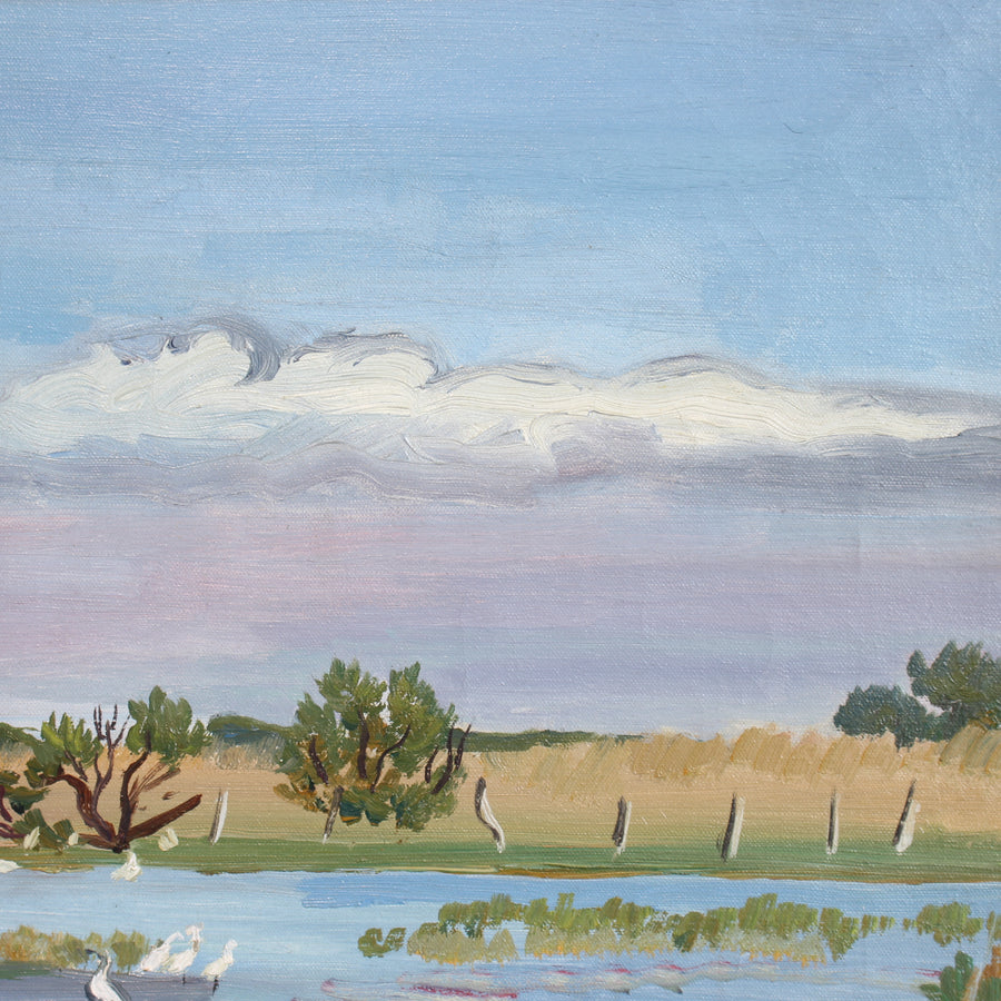 'Springtime in the Camargue' by Yves Brayer (circa 1960s)