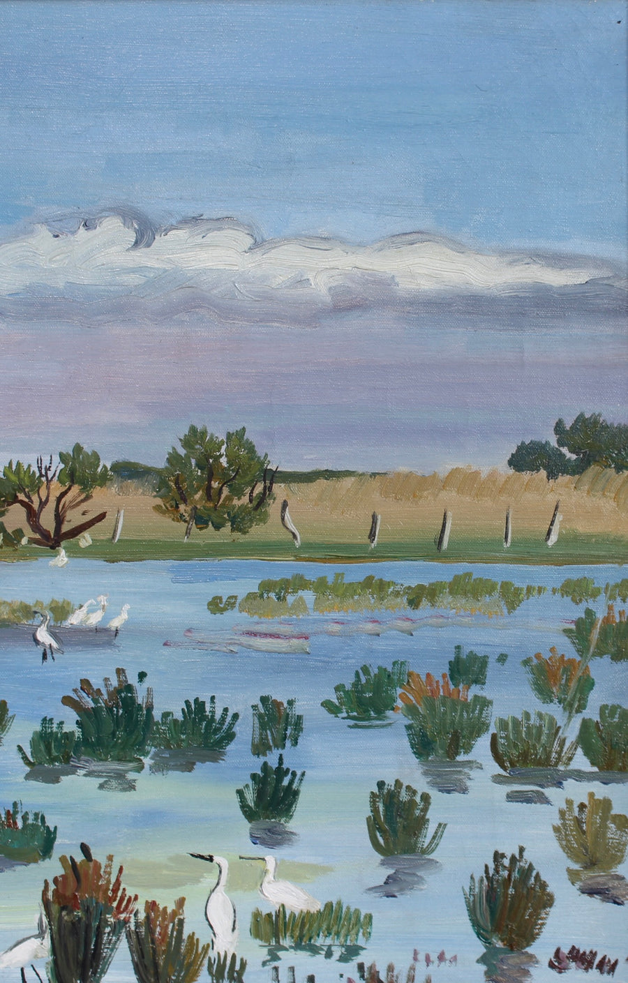 'Springtime in the Camargue' by Yves Brayer (circa 1960s)