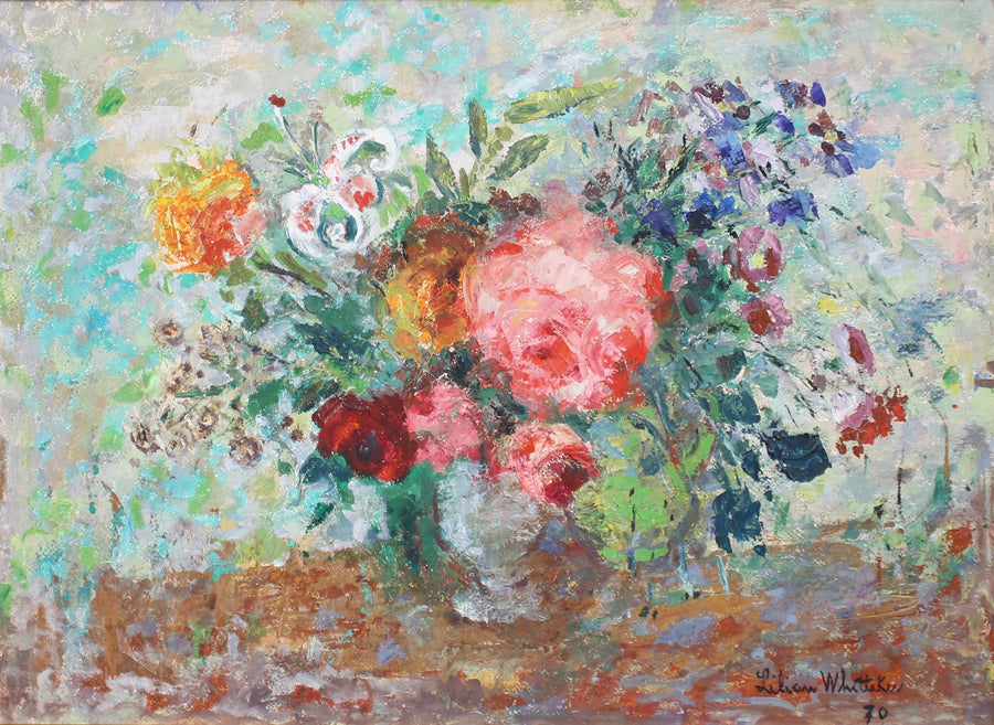 'Still Life with Bouquet of Flowers' by Lilian Whitteker (1970)