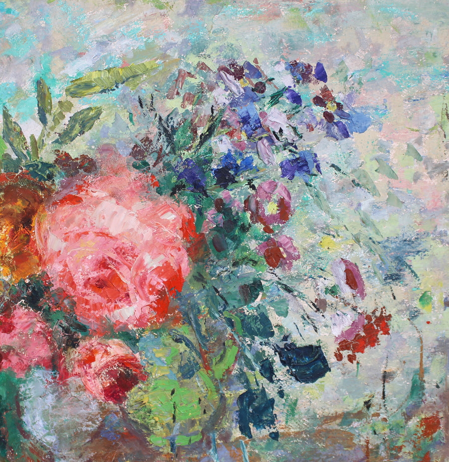 'Still Life with Bouquet of Flowers' by Lilian Whitteker (1970)