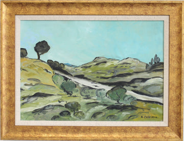 'Les Alpilles Range in Provence' by Auguste Chabaud (1951)