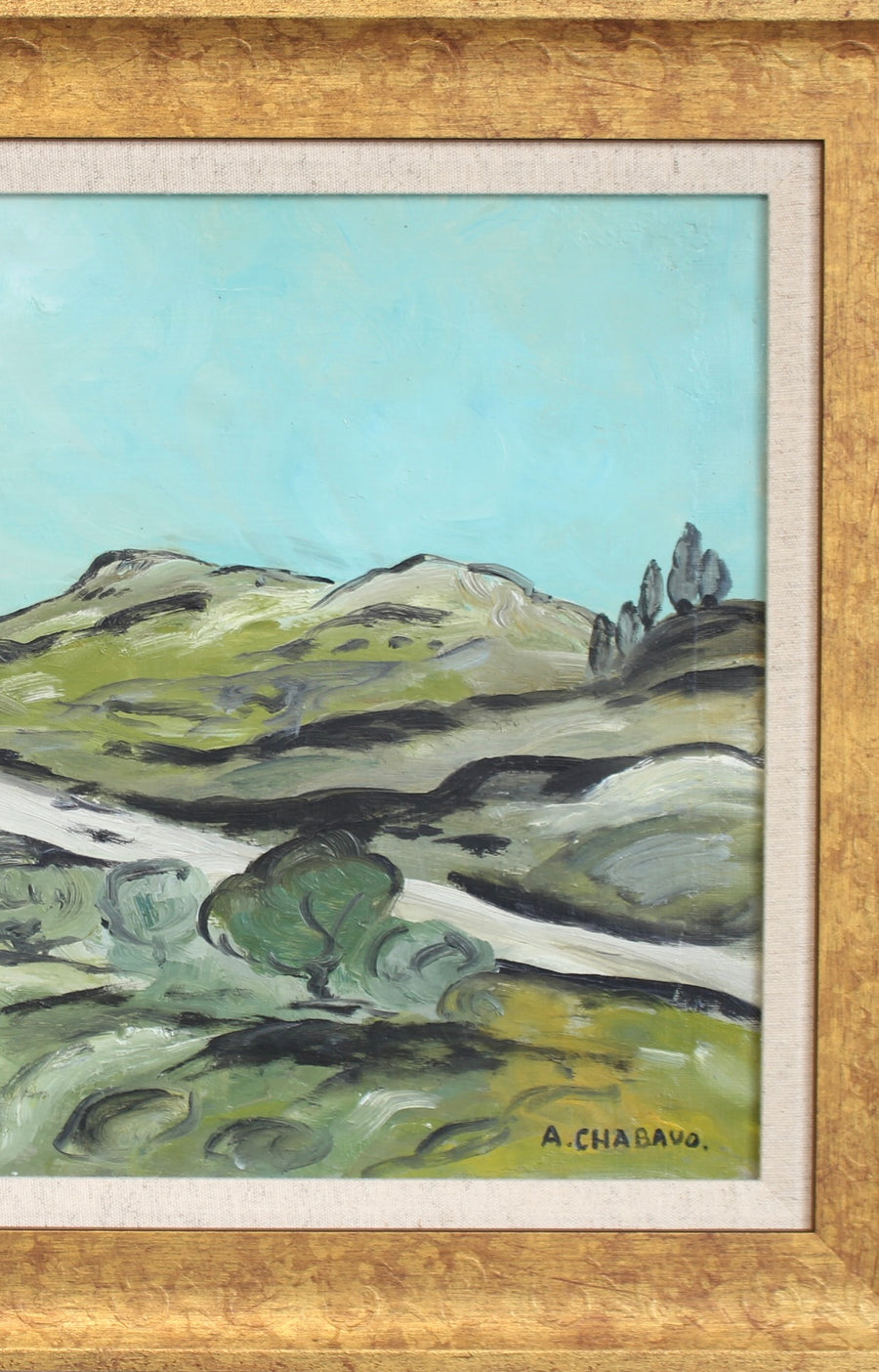 'Les Alpilles Range in Provence' by Auguste Chabaud (1951)