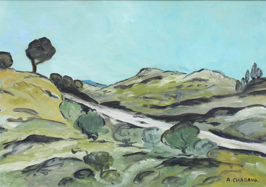 'Les Alpilles Range in Provence' by Auguste Chabaud (1951)