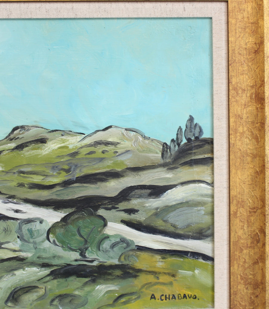 'Les Alpilles Range in Provence' by Auguste Chabaud (1951)