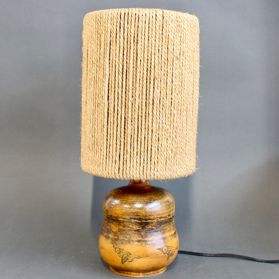 Mid-Century French Ceramic Table Lamp by Jacques Blin (circa 1950s)