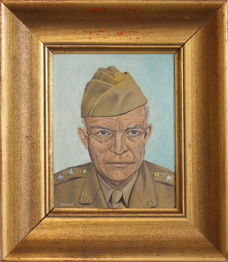 Portrait of Dwight D. Eisenhower - French School (circa 1950s)