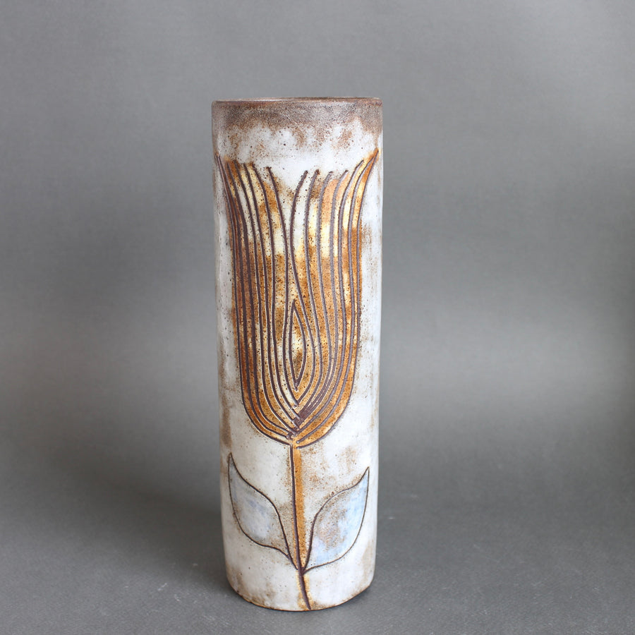 Vintage Ceramic Decorative Vase by Alexandre Kostanda (circa 1960s)
