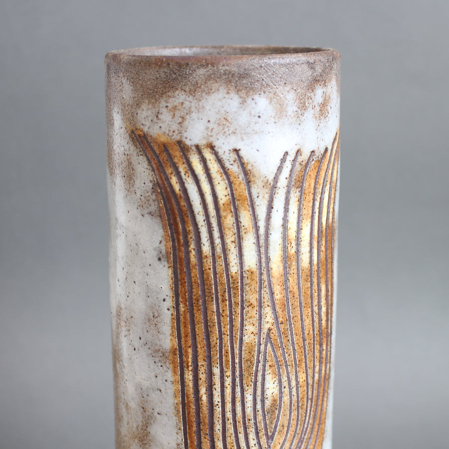 Vintage Ceramic Decorative Vase by Alexandre Kostanda (circa 1960s)