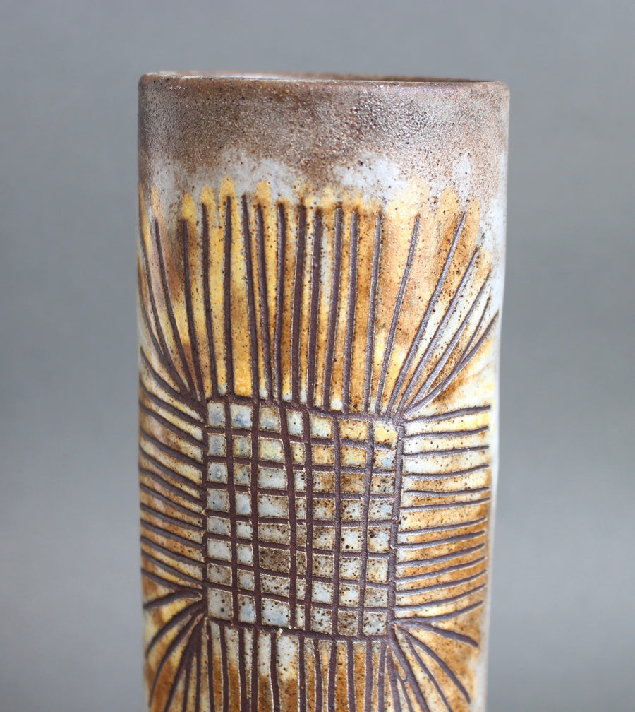 Vintage Ceramic Decorative Vase by Alexandre Kostanda (circa 1960s)