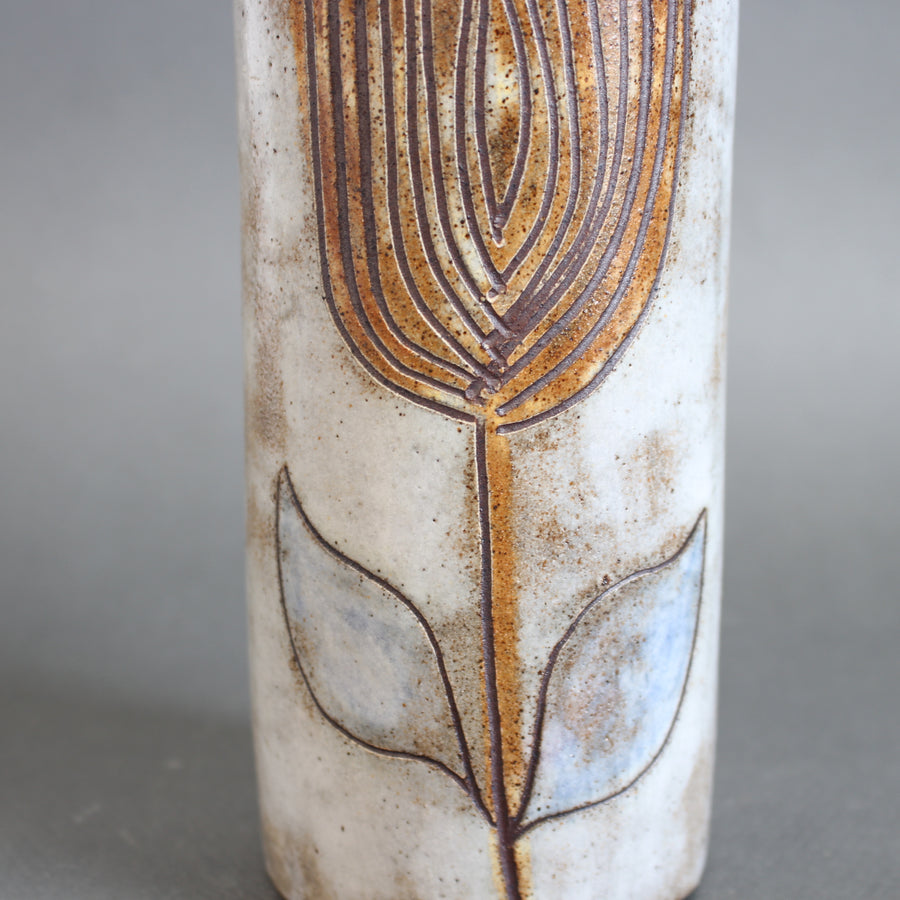 Vintage Ceramic Decorative Vase by Alexandre Kostanda (circa 1960s)