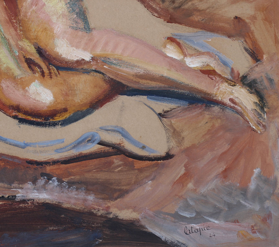 'The Bather' by Louis Latapie (1924)