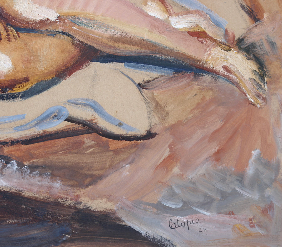 'The Bather' by Louis Latapie (1924)