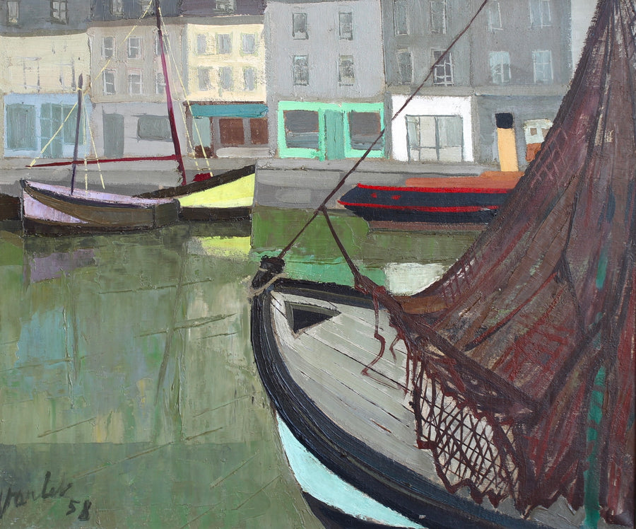 'The Port of Honfleur' by Julien Varlet (1958)