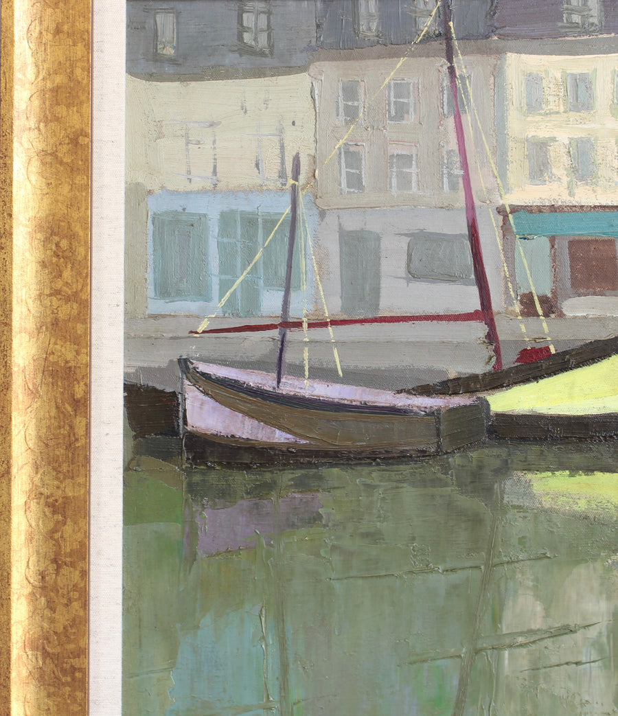 'The Port of Honfleur' by Julien Varlet (1958)
