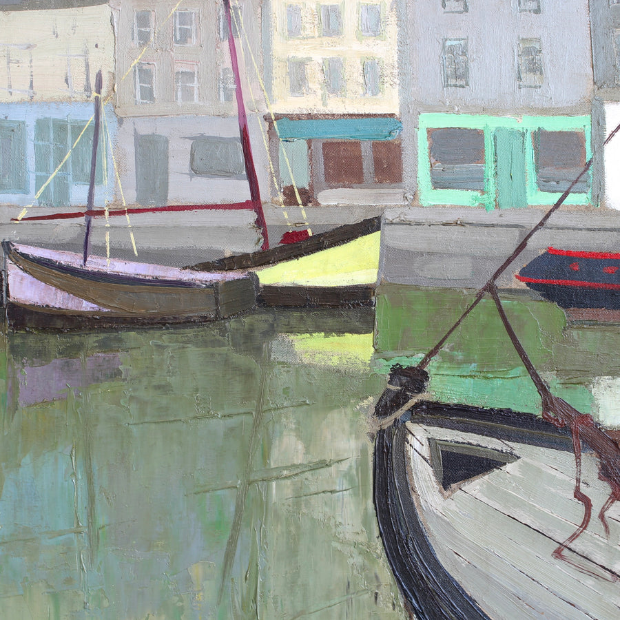 'The Port of Honfleur' by Julien Varlet (1958)