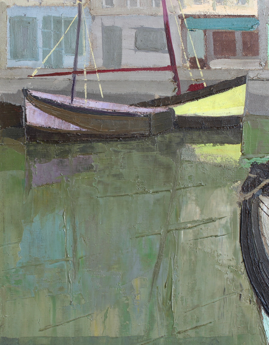 'The Port of Honfleur' by Julien Varlet (1958)
