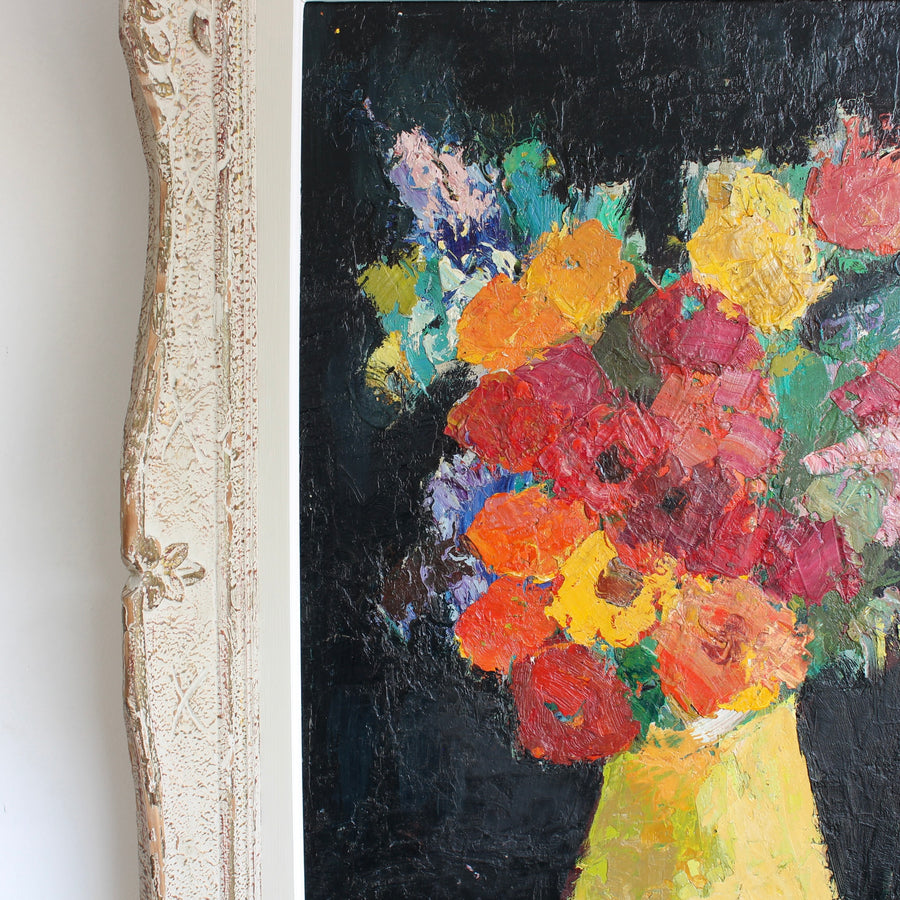 'Bouquet in Yellow Vase' by Anna Costa (circa 1960s)
