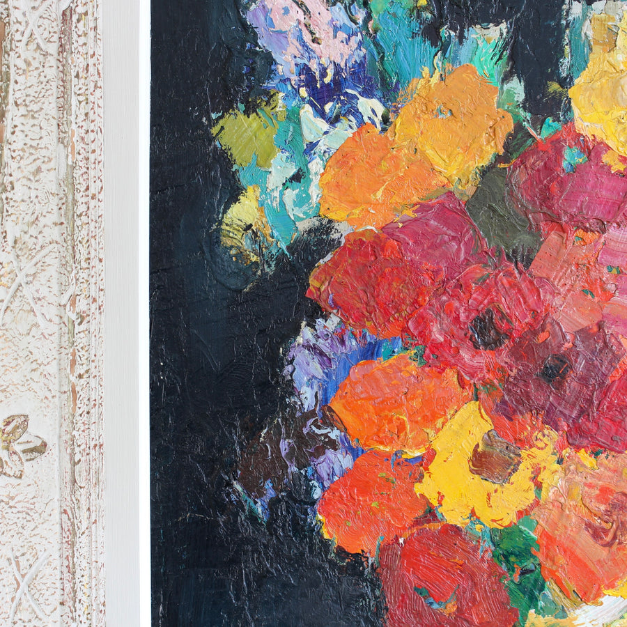'Bouquet in Yellow Vase' by Anna Costa (circa 1960s)