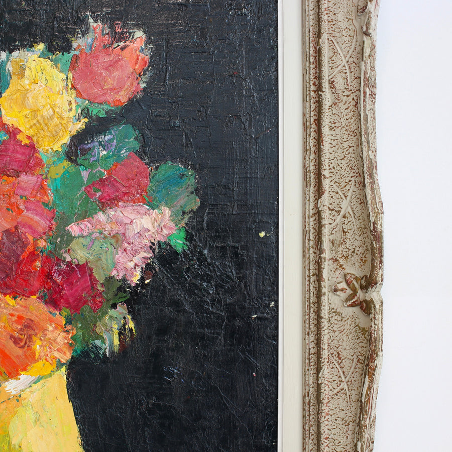 'Bouquet in Yellow Vase' by Anna Costa (circa 1960s)
