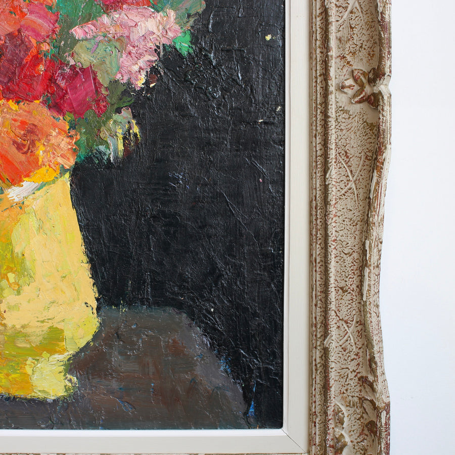 'Bouquet in Yellow Vase' by Anna Costa (circa 1960s)